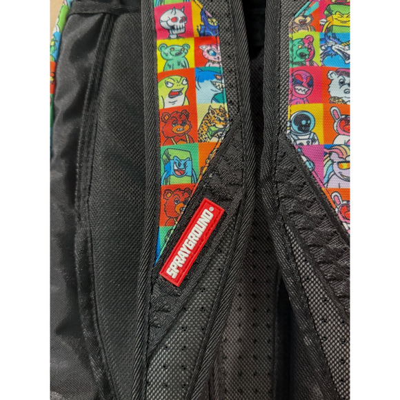 Sprayground Backpack Repeat Mayhem DLXSV Anime Skulls RARE NWOT - Picture 11 of 11